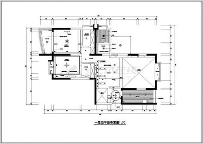 【设计施工图纸】小户型住宅室内装修cad设计施工图纸_土木在线